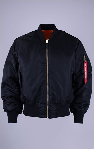 Бомбер ALPHA INDUSTRIES MA-1 HERITAGE FIT FLIGHT JACKET FW 26/27 black