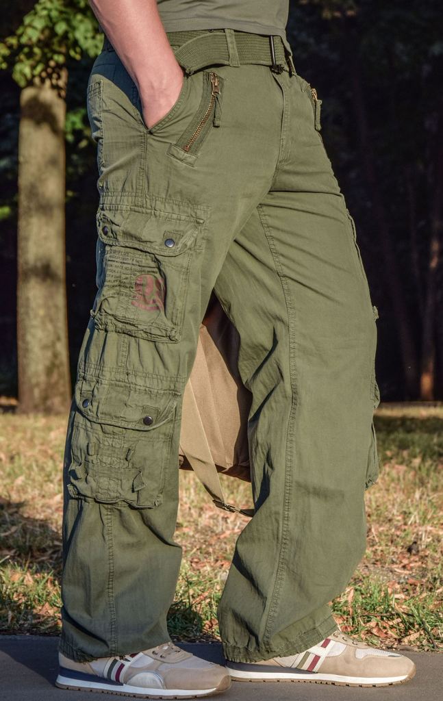 Брюки-карго Surplus ROYAL TRAVELER royal green