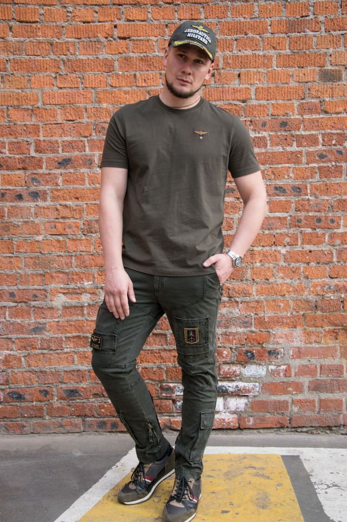 Футболка AERONAUTICA MILITARE FW 20/21/TR verde scuro (TS 1780)