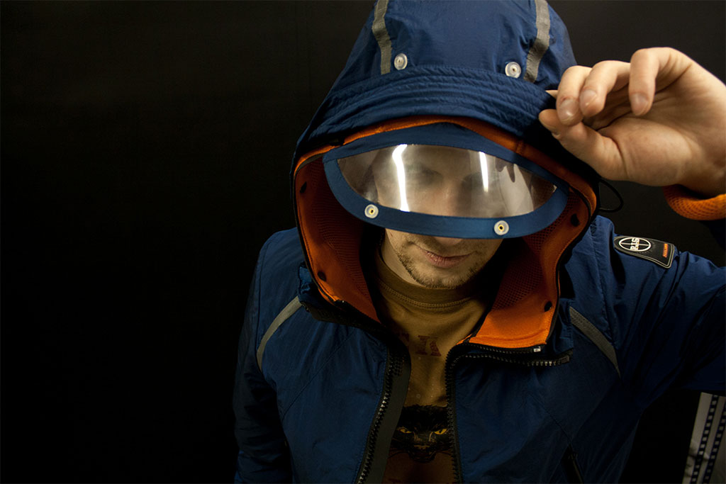 Мужская ветровка Parajumpers ENRAI с капюшоном ocean