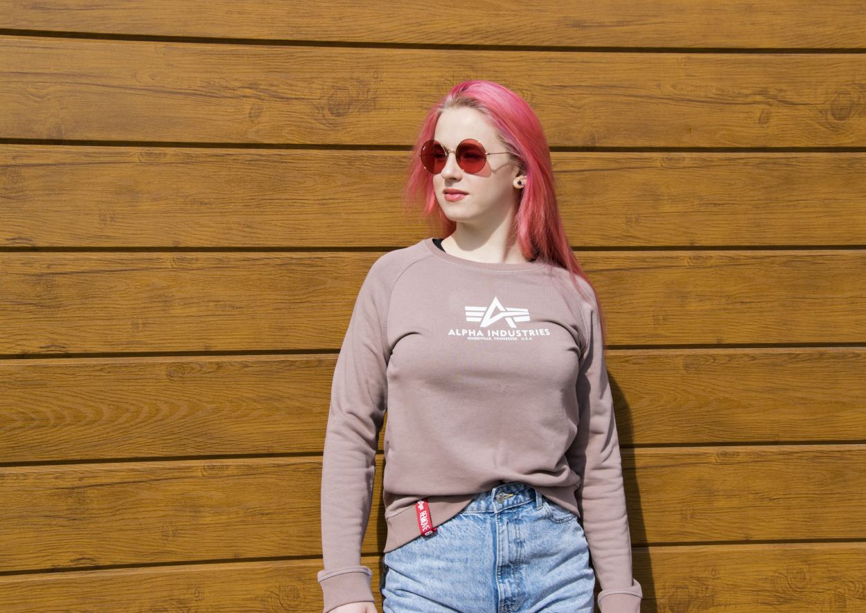 Свитер Alpha Industries свитшот с круглым вырезом
