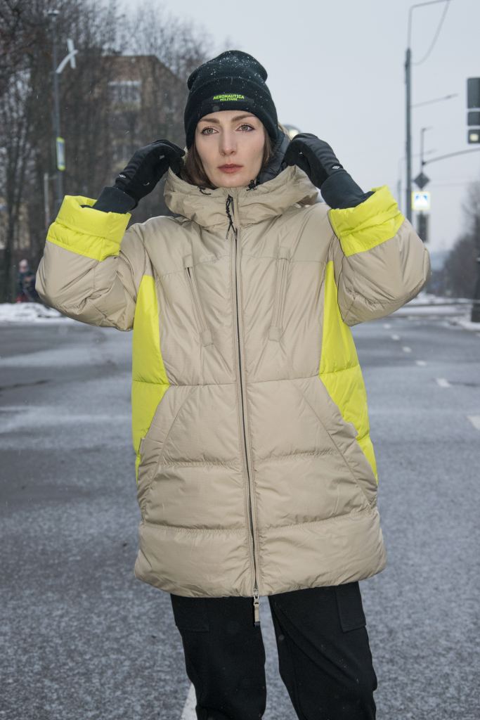 Женская куртка-пуховик PARAJUMPERS SERENITY FW 22-23 tapioca-citronelle