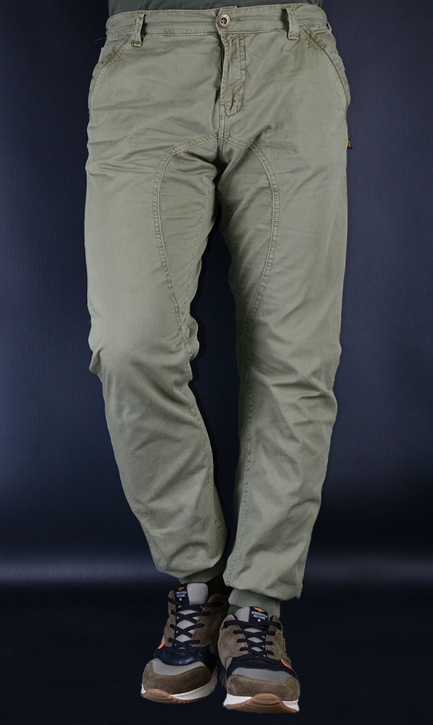 Оригинальные брюки-карго ALPHA INDUSTRIES KEROSENE LW LIGHT OLIVE купить в интернет-магазине карго брюки мужские Alpha Industries, брюки на резинке мужские