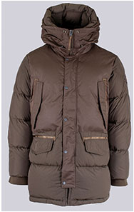 Аляска пуховая AERONAUTICA MILITARE FW 26/27/CN chestnut brown (AB 3082)