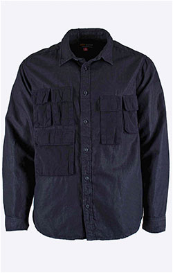 Рубашка ALPHA INDUSTRIES LONG SLEEVE MULTI POCKET SHIRT SS 24 m black