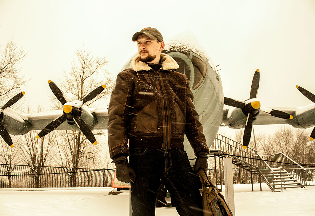Куртка-пилот мужская COCKPIT USA B-3 SWEATER