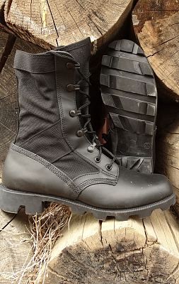 Ботинки-берцы JUNGLE-II Panama Sole black