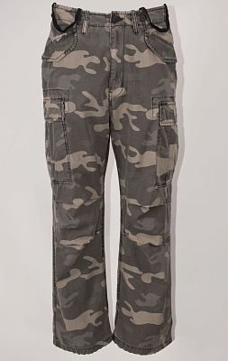 Брюки-карго Surplus M-65 VINTAGE FATIQUE CLASSIC black camo