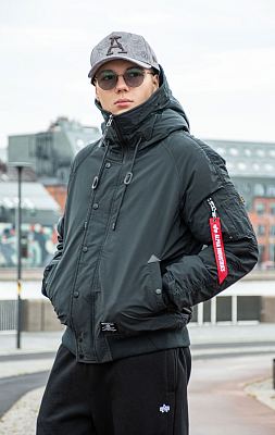 Аляска ALPHA INDUSTRIES N-2B HERITAGE FIT PARKA (ALTITUDE) FW 26/27 black